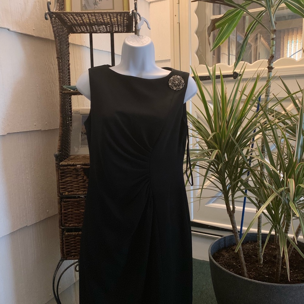Woman’s dressy black dress